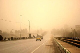 توفان گرد و خاک نیمه جنوبی خراسان رضوی را فرا می‌گیرد