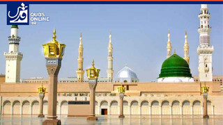 فیلم| جشن ولادت امام رضا علیه‌الاسلام در مدینه منوره