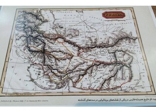 نقشه‌ خلیج فارس در دست بازدیدکنندگان نمایشگاه کتاب