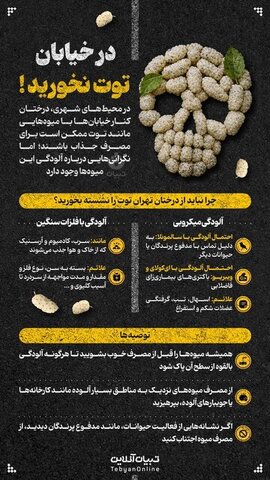 در خیابان توت نخورید!