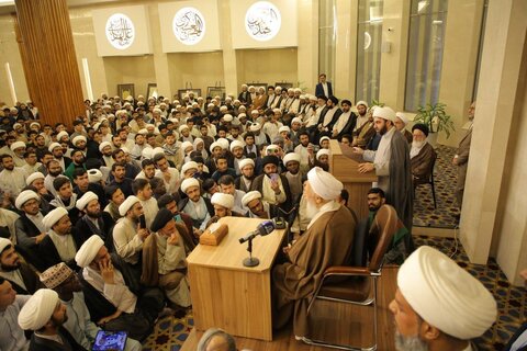 سخنرانی حضرت آیتالله العظمی جوادی آملی در دار العلم امام خویی در نجف اشرف