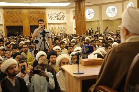 سخنرانی حضرت آیتالله العظمی جوادی آملی در دار العلم امام خویی در نجف اشرف