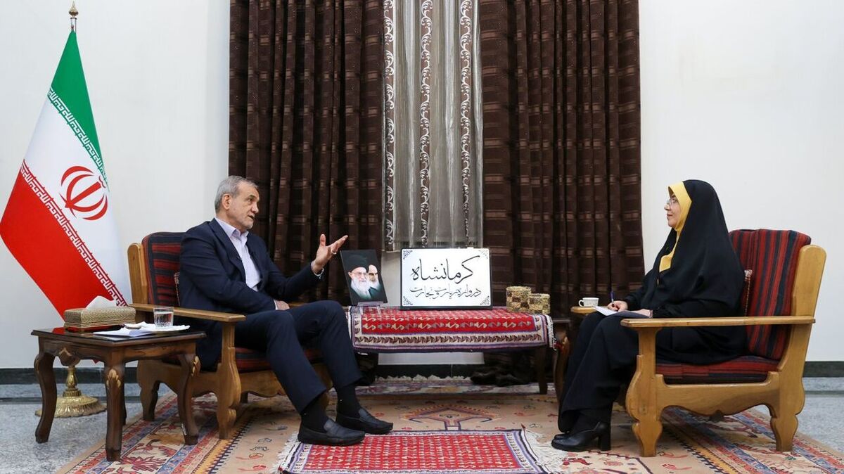 پزشکیان در تشریح نتایج سفر به کرمانشاه: در سفر به کرمانشاه بیش از ۷ هزار میلیارد تومان سرمایه‌گذاری افتتاح شد