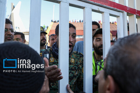 حاشیه جشن قهرمانی تراگتور در تبریز