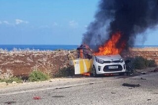 هدف قرار دادن یک خودرو در جنوب لبنان