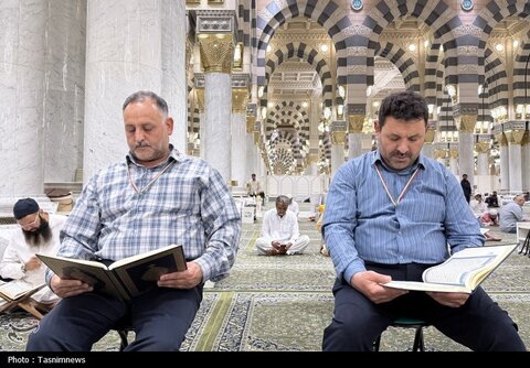 حال و هوای مسجدالنبی در ایام حج