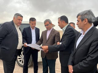 بازدید استاندار خراسان رضوی از پروژه نهضت ملی مسکن تربت حیدریه