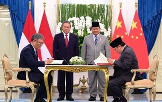 توافق پنج میلیارد دلاری اندونزی و چین درباره تقویت زنجیره تامین