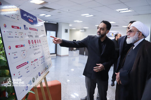 بازدید تولیت آستان قدس رضوی از روزنامه قدس