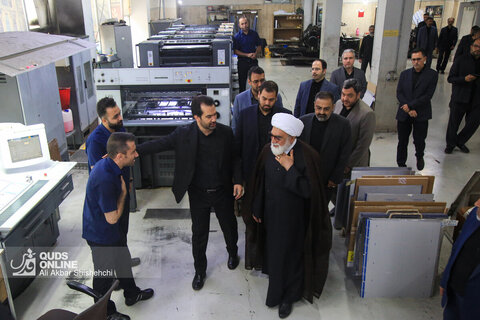 بازدید تولیت آستان قدس رضوی از روزنامه قدس