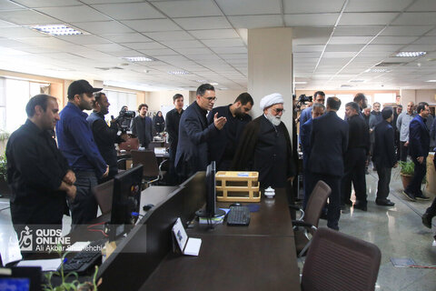 بازدید تولیت آستان قدس رضوی از روزنامه قدس