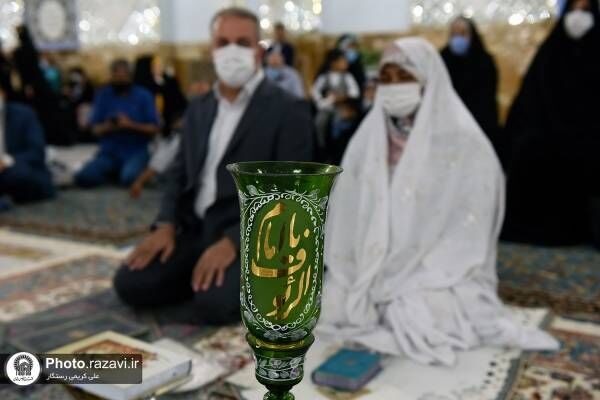 جاری شدن خطبه عقد صدها زوج جوان در سالروز ازدواج حضرت علی(ع) و حضرت زهرا(س)