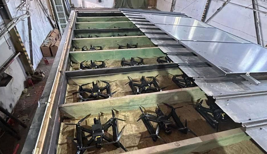 پرنده‌های روسی در «تار عنکبوت» اوکراینی؛ حمله پهپادی کی‌یف به چهار پایگاه نظامی روسیه