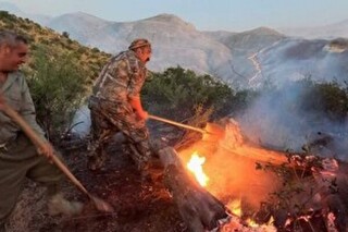 بی‌احتیاطی مسافران پارک ملی گلستان را به آتش کشید