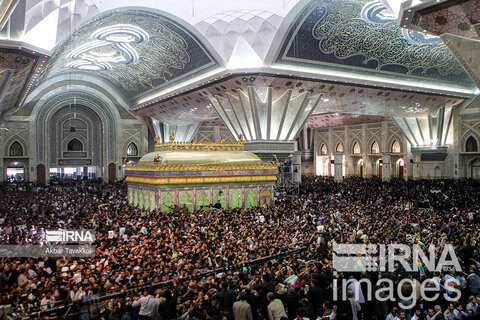 حضور رهبر انقلاب در سی و پنچ مراسم سالگرد رحلت امام خمینی (ره)