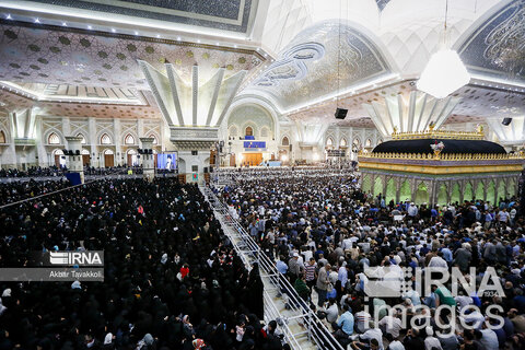 حضور رهبر انقلاب در سی و پنچ مراسم سالگرد رحلت امام خمینی (ره)