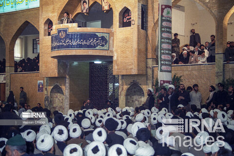 حضور رهبر انقلاب در سی و پنچ مراسم سالگرد رحلت امام خمینی (ره)