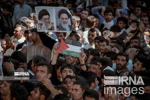 حضور رهبر انقلاب در سی و پنچ مراسم سالگرد رحلت امام خمینی (ره)