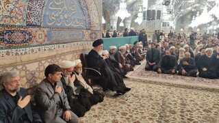 برگزاری مراسم ارتحال امام خمینی و گرامیداشت شهدای ۱۵ خرداد در حرم مطهر رضوی