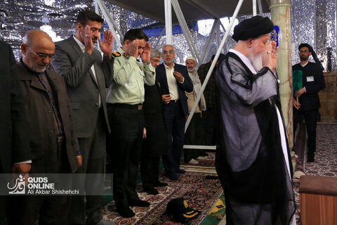 نماز عید سعید قربان در حرم مطهر رضوی