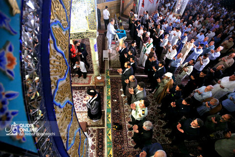 نماز عید سعید قربان در حرم مطهر رضوی
