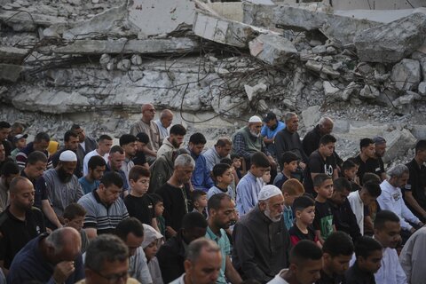 عکس روز | جشن عید قربان در غزه