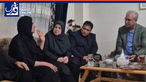 گفت‌وگوی علی ربیعی با خانواده الهه حسین نژاد
