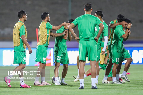 تمرین تیم ملی فوتبال ایران پیش از دیدار با کره شمالی