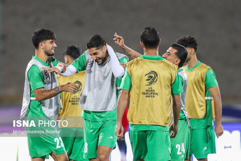 تمرین تیم ملی فوتبال ایران پیش از دیدار با کره شمالی