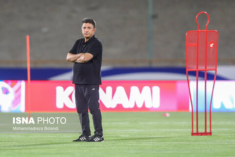 تمرین تیم ملی فوتبال ایران پیش از دیدار با کره شمالی