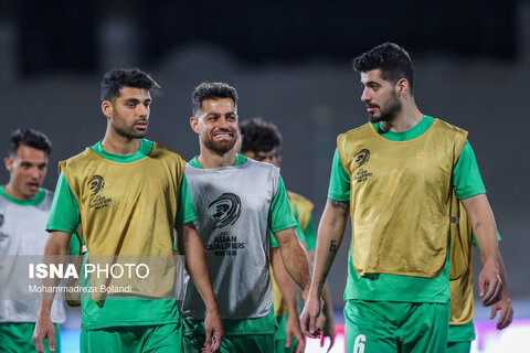 تمرین تیم ملی فوتبال ایران پیش از دیدار با کره شمالی