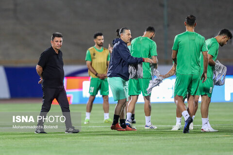 تمرین تیم ملی فوتبال ایران پیش از دیدار با کره شمالی