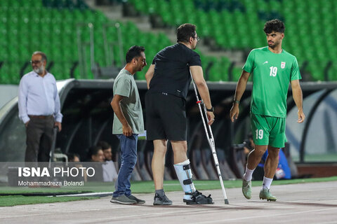 تمرین تیم ملی فوتبال ایران پیش از دیدار با کره شمالی