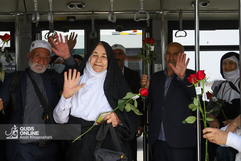 بازگشت اولین کاروان حجاج خراسانی به مشهد