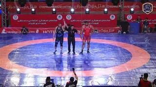 انتخابی کشتی فرنگی؛ جدال سخت فرخی و هدایتی با قهرمانان جهان 