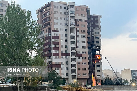 حمله رژیم صهیونیستی به یک مجتمع مسکونی در شمال غرب تهران