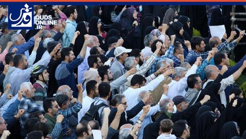 اجتماع مردم مشهد در محکومیت جنایات رژیم صهیونیستی