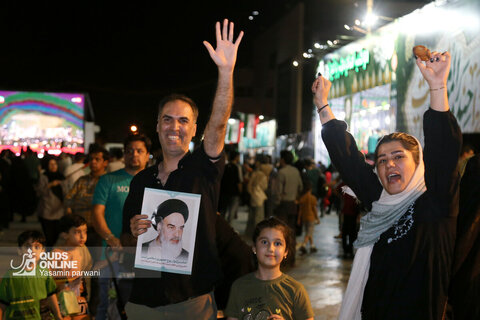 تجمع مردمی علیه تهاجم رژیم صهیونیستی به ایران - میدان شهدا