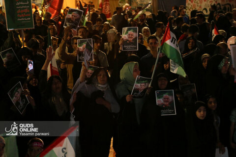 تجمع مردمی علیه تهاجم رژیم صهیونیستی به ایران - میدان شهدا