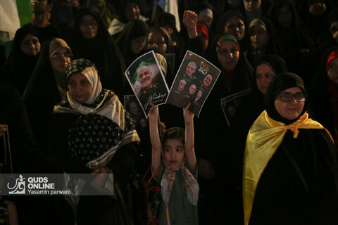 تجمع مردمی علیه تهاجم رژیم صهیونیستی به ایران - میدان شهدا