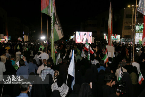 تجمع مردمی علیه تهاجم رژیم صهیونیستی به ایران - میدان شهدا