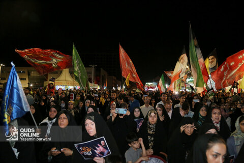 تجمع مردمی علیه تهاجم رژیم صهیونیستی به ایران - میدان شهدا