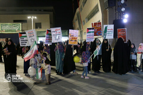 تجمع مردمی علیه تهاجم رژیم صهیونیستی به ایران - میدان شهدا