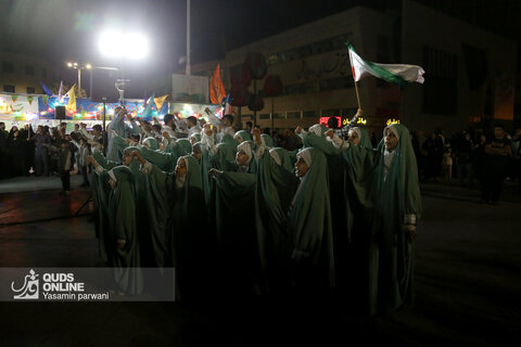 تجمع مردمی علیه تهاجم رژیم صهیونیستی به ایران - میدان شهدا