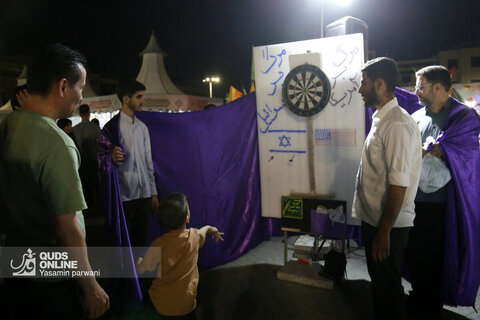 تجمع مردمی علیه تهاجم رژیم صهیونیستی به ایران - میدان شهدا