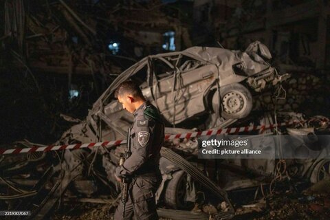 حجم تخریب گسترده در سرزمین‌های اشغالی پس از حملات موشکی ایران