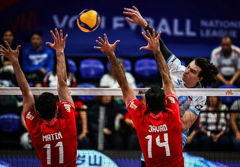 شکست تیم ملی والیبال ایران مقابل اسلوونی در ماراتنی نفس‌گیر