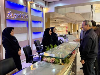 بازدید سرزده استاندار خراسان رضوی از فرودگاه مشهد