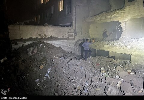 حمله تروریستی اسرائیل به تهران - نارمک