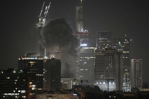 تصاویری از پاسخ ایران به حملات رژیم صهیونیستی به نقاطی از کشور